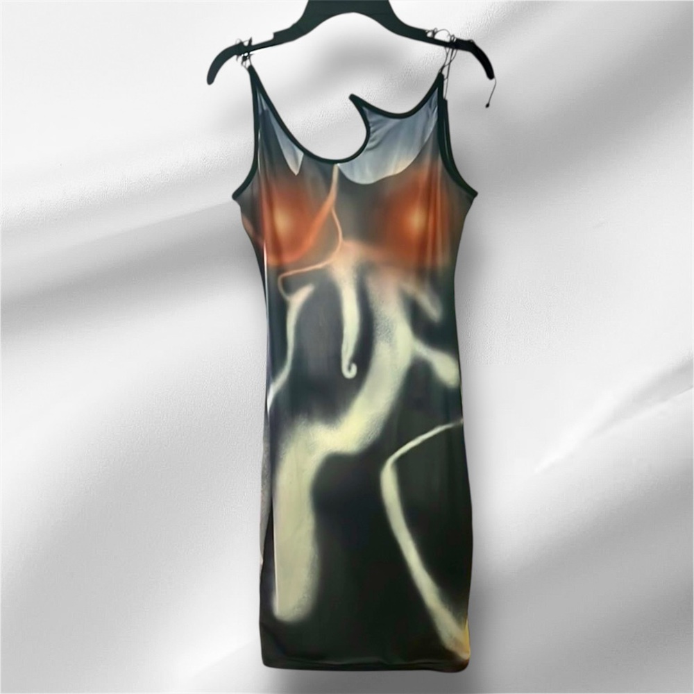 SHEIN Asymmetrical Bodycon Dress